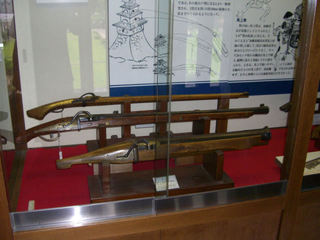 松本城の火縄銃
