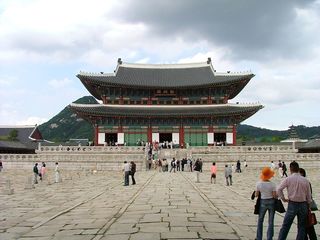 韓国：景福宮(キョンボックン)の勤政殿(クンジョンジョン)