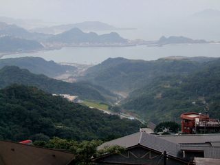 台湾：九份の基隆湾