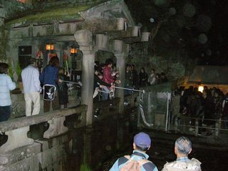 京都府：清水寺の音羽の滝