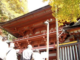 奈良県：談山神社の楼門