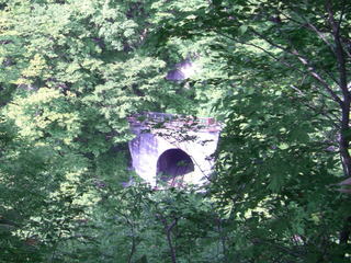 鳴子峡の中山トンネル 