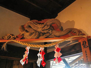静岡県：龍潭寺の左甚五郎作 竜の彫刻