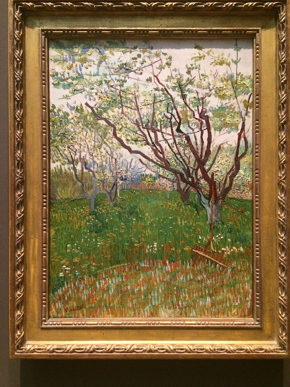 NY：メトロポリタン美術館、ゴッホのゴッホの花咲く果樹園(The Flowering Orchard)