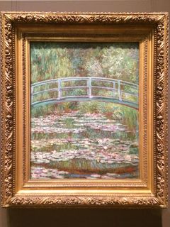 NY：メトロポリタン美術館、モネの睡蓮の池の上の橋(Bridge over a Pond of Water Lilies)