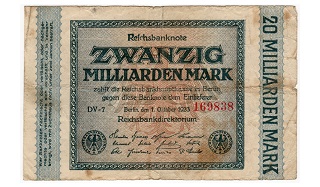 1923年 200億マルク紙幣